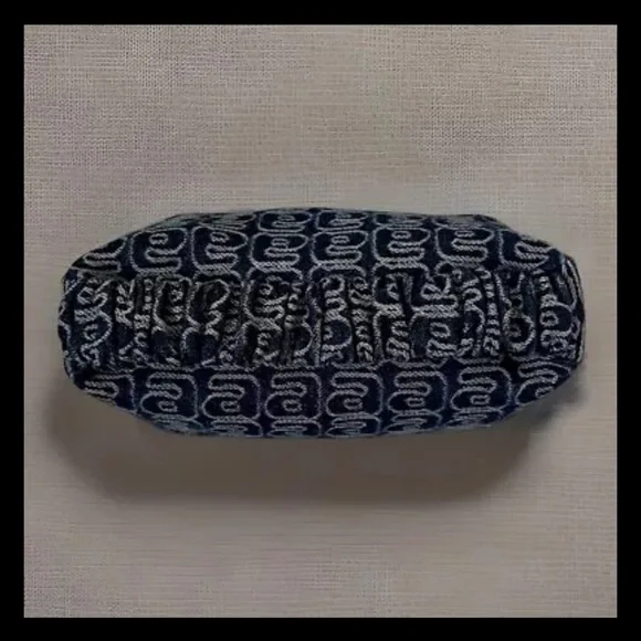 Alexander Wang Scrunchie Bag Small Denim Jacquard